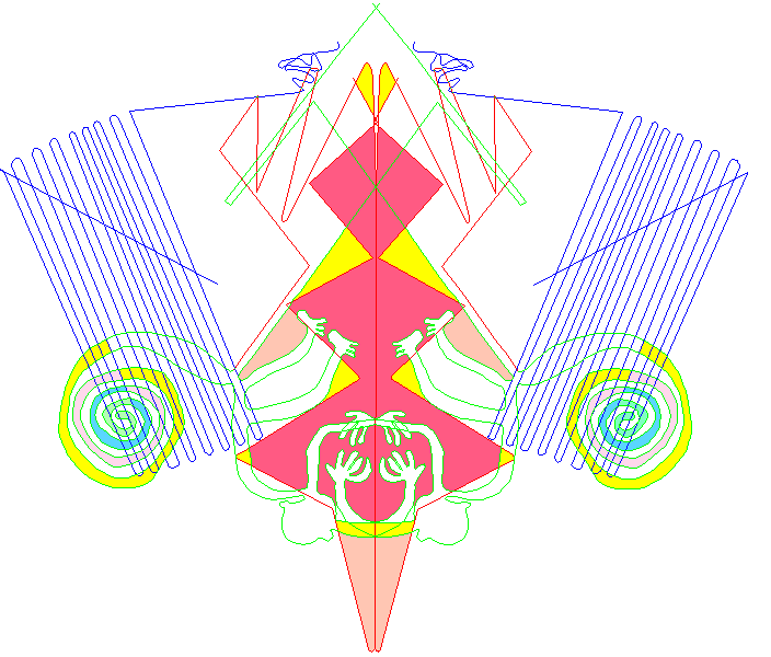 mirror the monkey upside down across the X-tree
              central axis