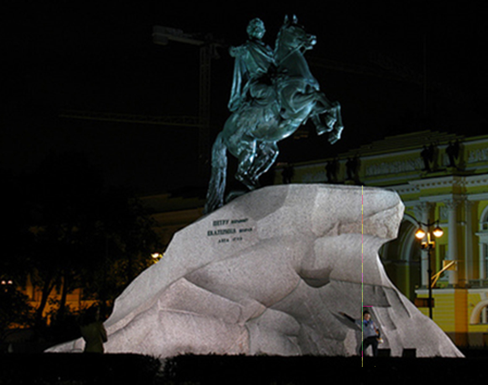 This photo of the Thunder Stone has a man standing by it, thus providing a reference. I may have been overly generous in taking his height as two meters